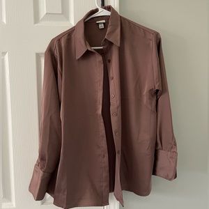 A New Day satin button up